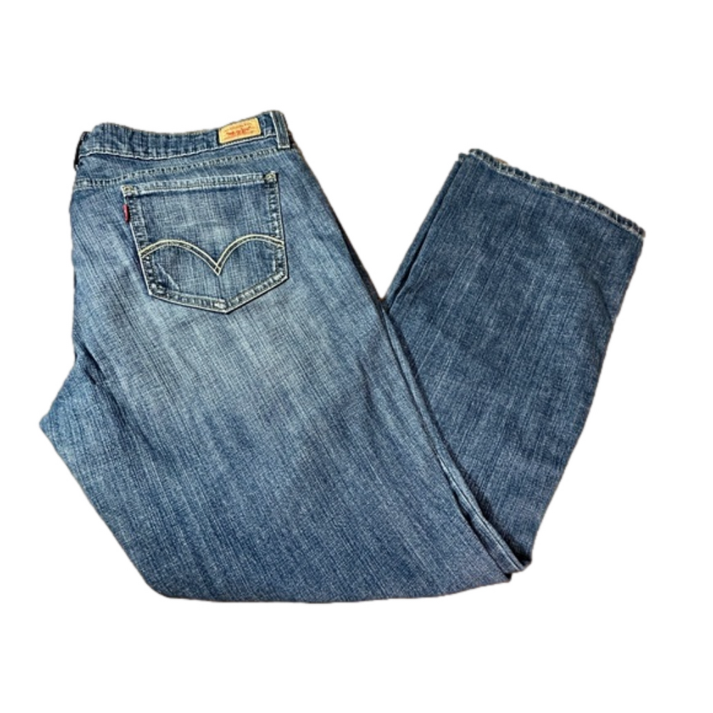 Levi’s 524 Jeans | Too Super Low | medium wash | women’s sz 17 medium | OO